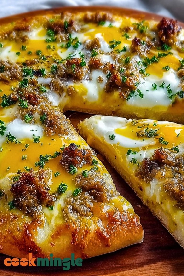 Sausage Gravy Breakfast Pizza