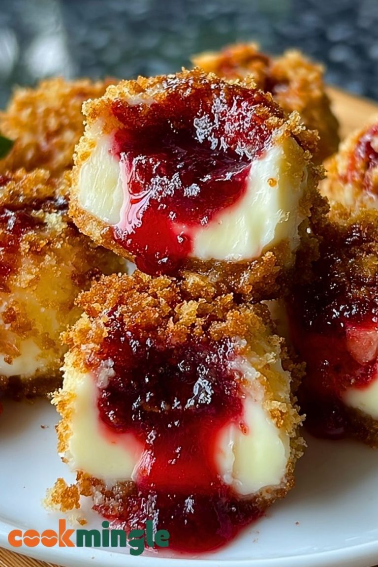 Strawberry Crunch Cheesecake Bites