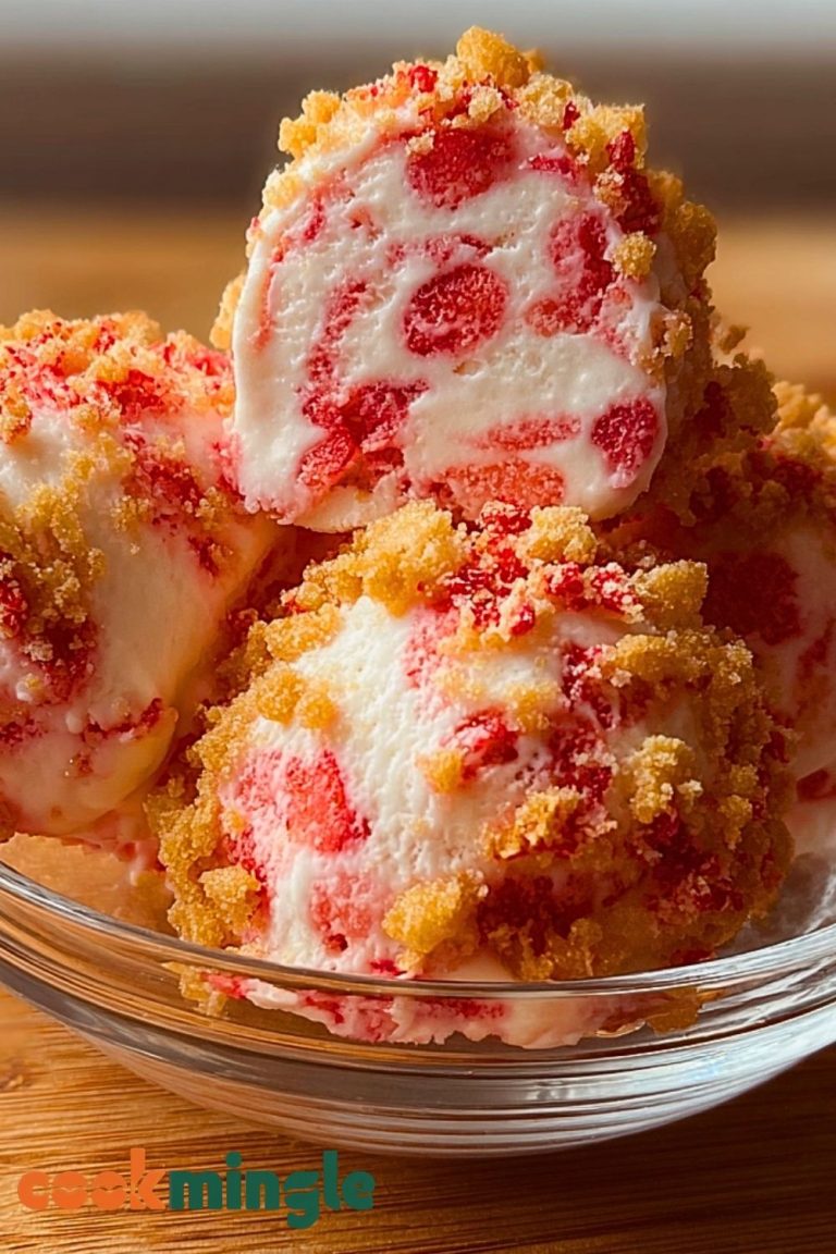 Strawberry Crunch Ice Cream