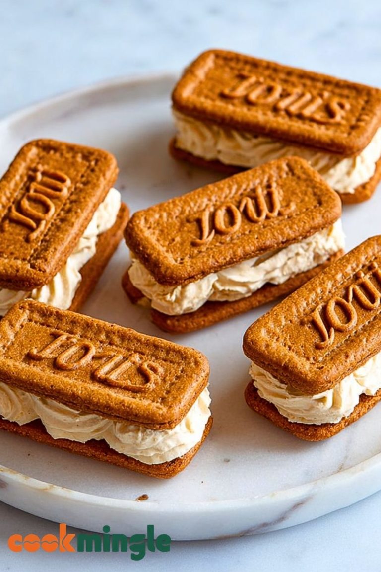 Biscoff Ice Cream Sandwiches