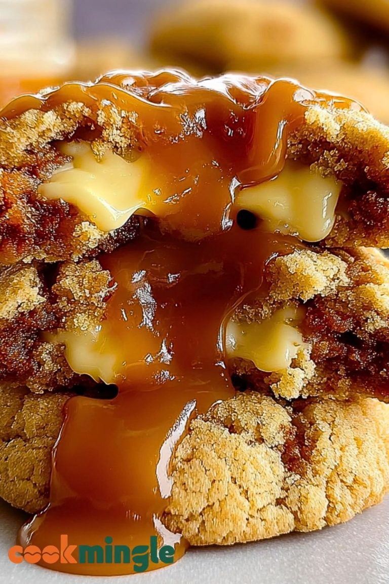 Caramel Cheesecake Cookies