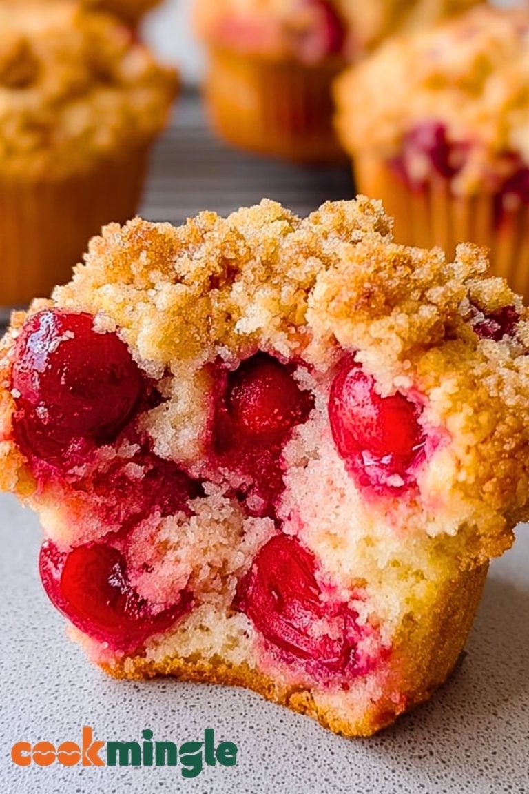 Cherry Cobbler Muffins