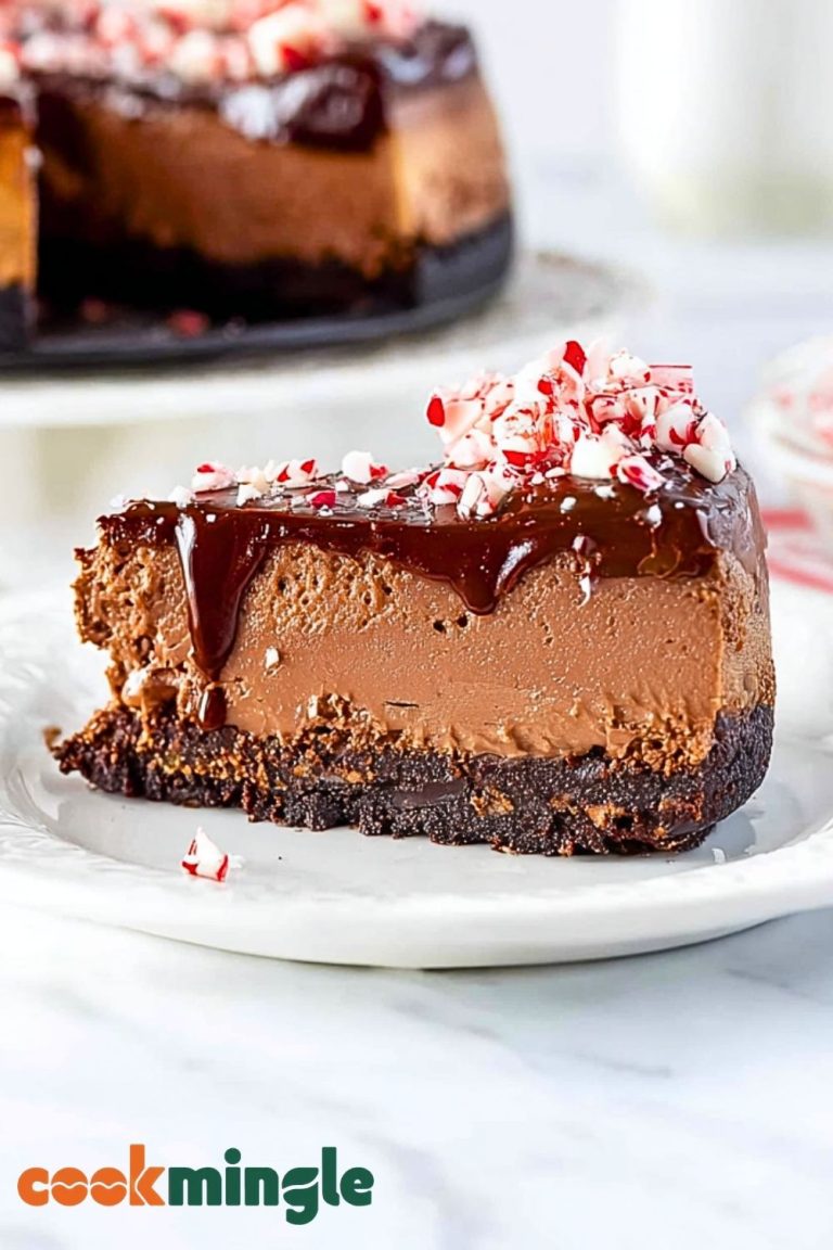 Chocolate Peppermint Cheesecake