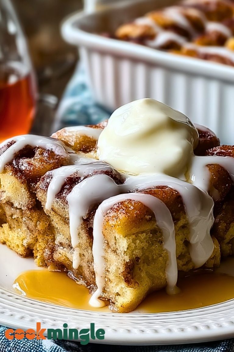 Cinnamon Roll French Toast Casserole