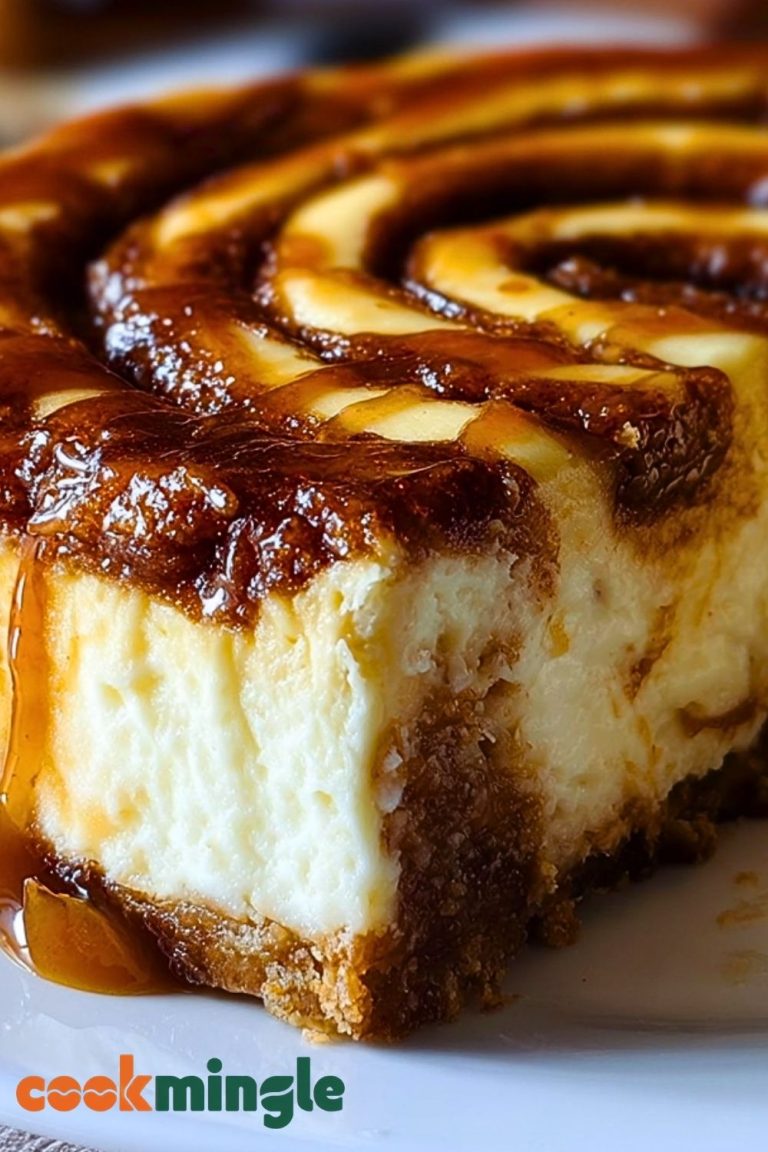 Cinnamon Roll Honeybun Cheesecake