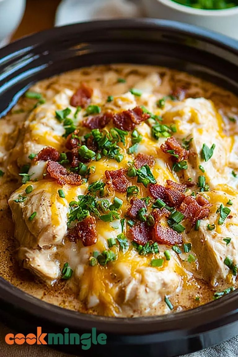 Creamy Crockpot Chicken with Cream Cheese