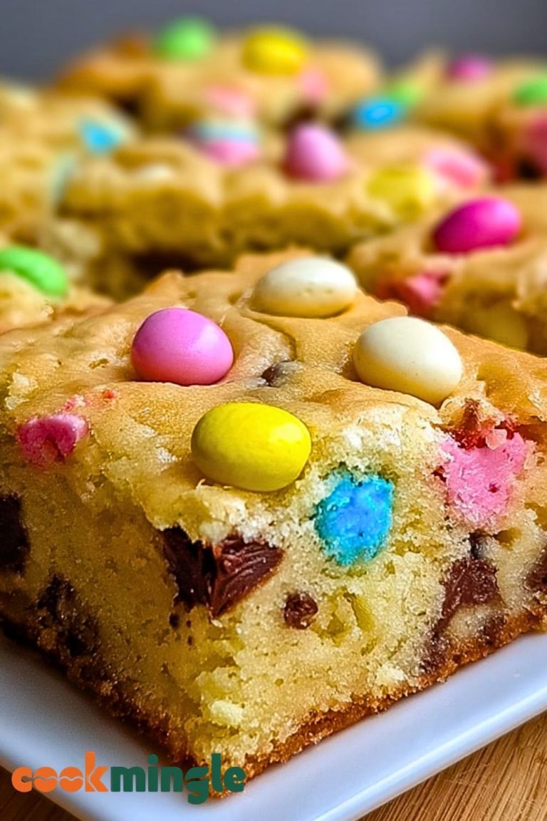 Easter Cake Mix Cookie Bars