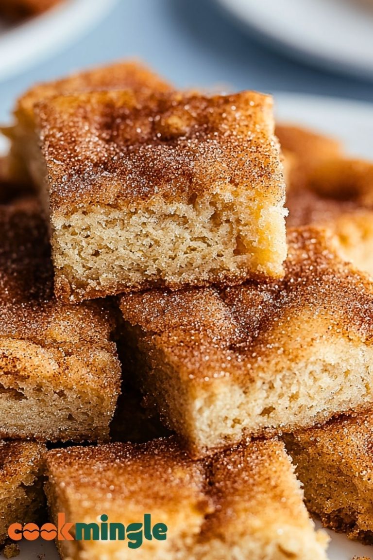 Easy Cinnamon Sugar Blondies