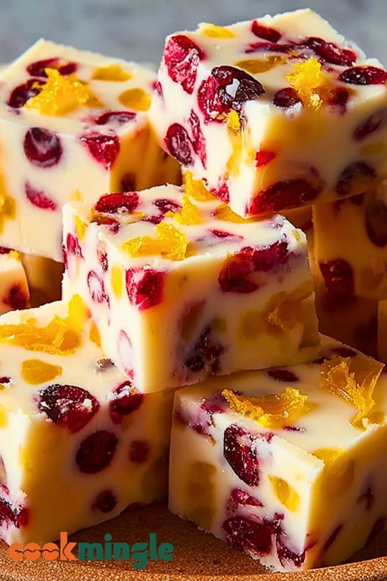 Easy Cranberry Orange Fudge