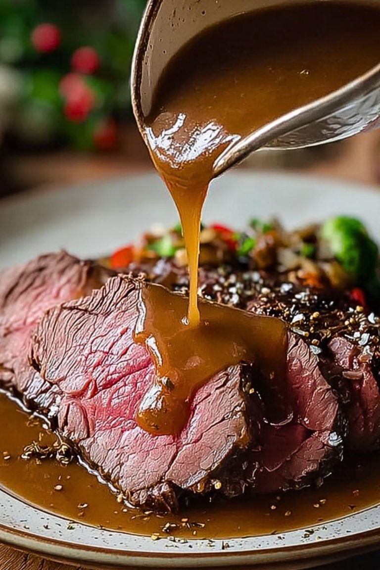 Easy Prime Rib Au Jus Sauce