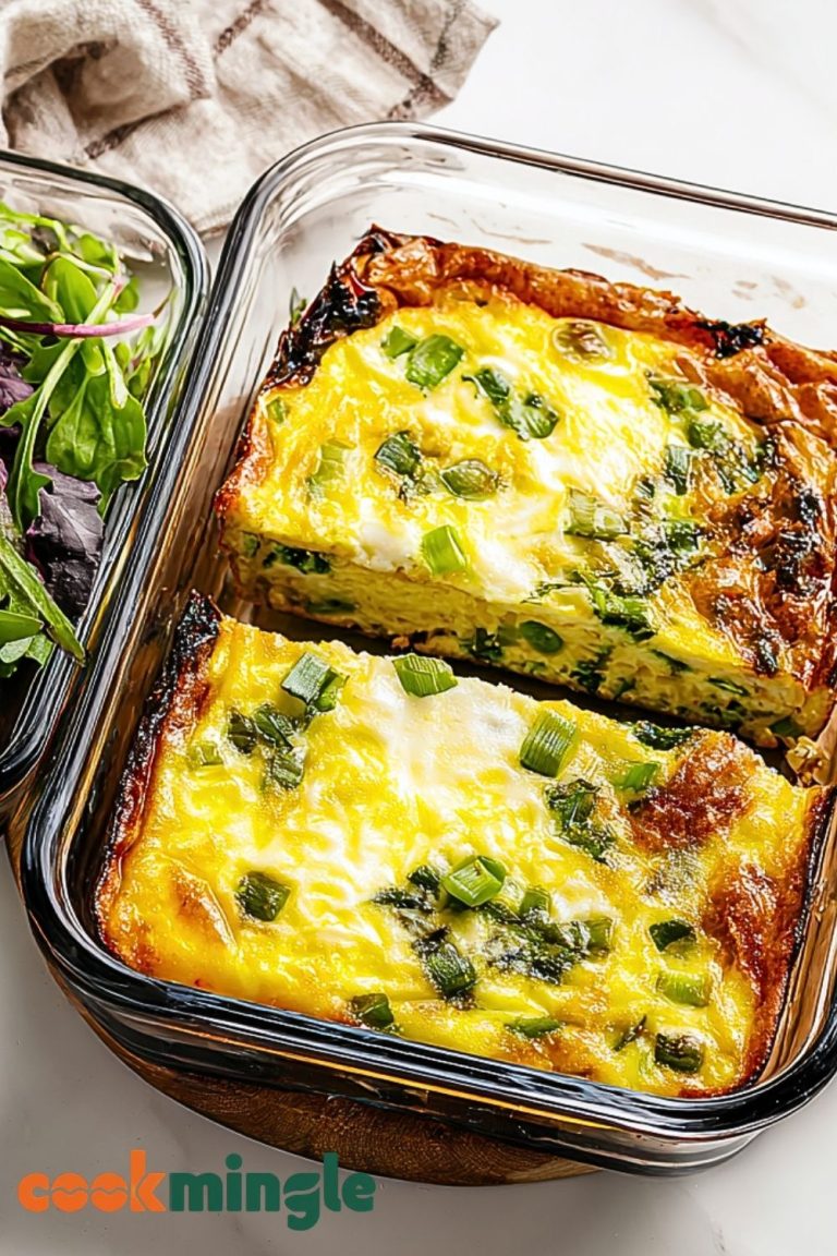 Healthy Cottage Cheese Egg Bake