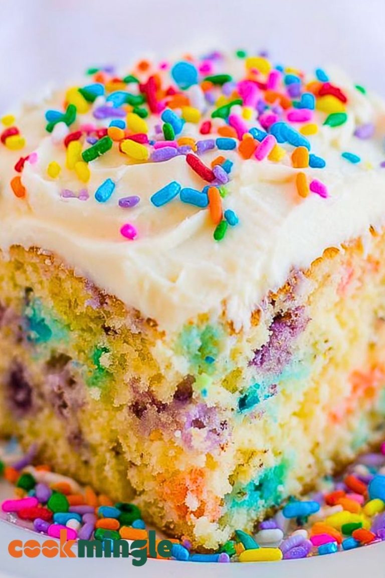 Homemade Funfetti Inspired Easter Cake
