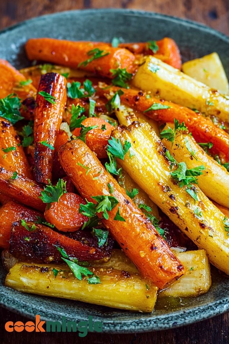 Honey Glazed Carrots and Parsnips
