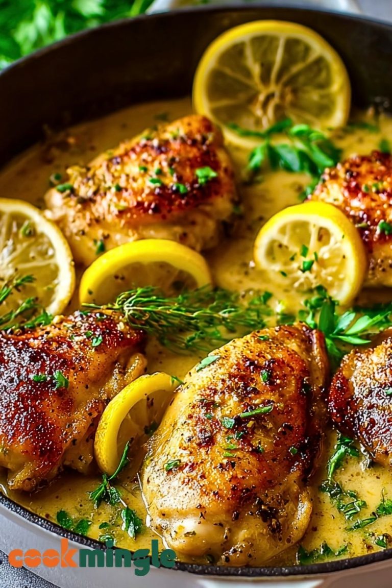 One Skillet Lemon Dijon Chicken