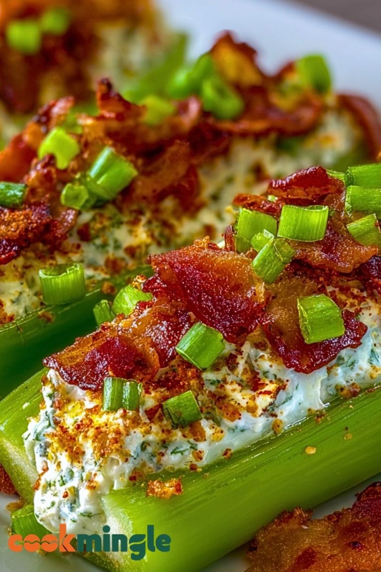 Outrageously Good Stuffed Celery