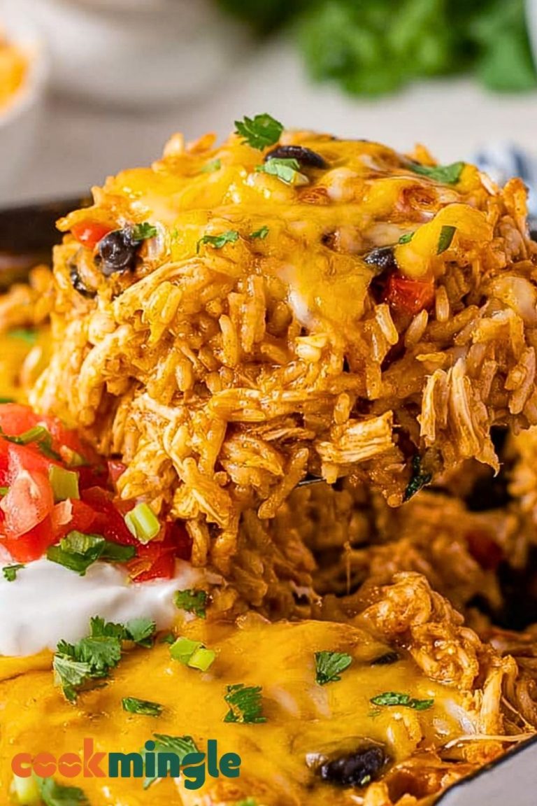 Chicken Enchilada Rice Casserole