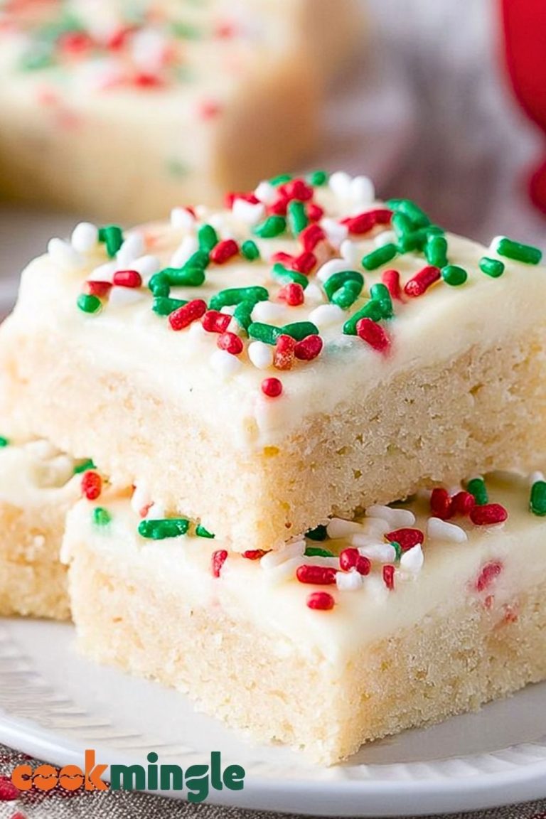 Christmas Sugar Cookie Bars