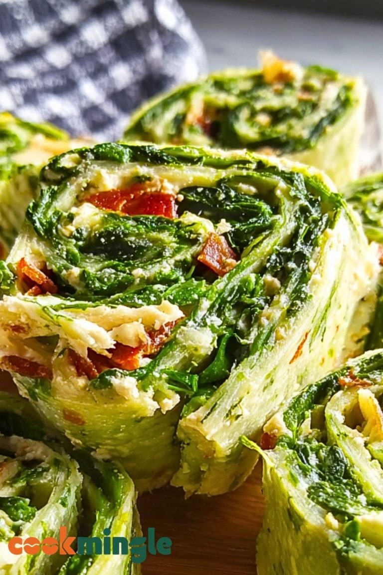 Classic Spinach Dip Pinwheels