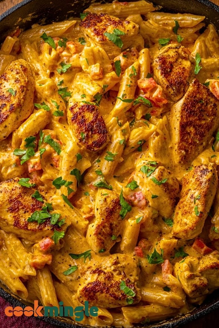 Creamy Cajun Chicken Pasta Skillet