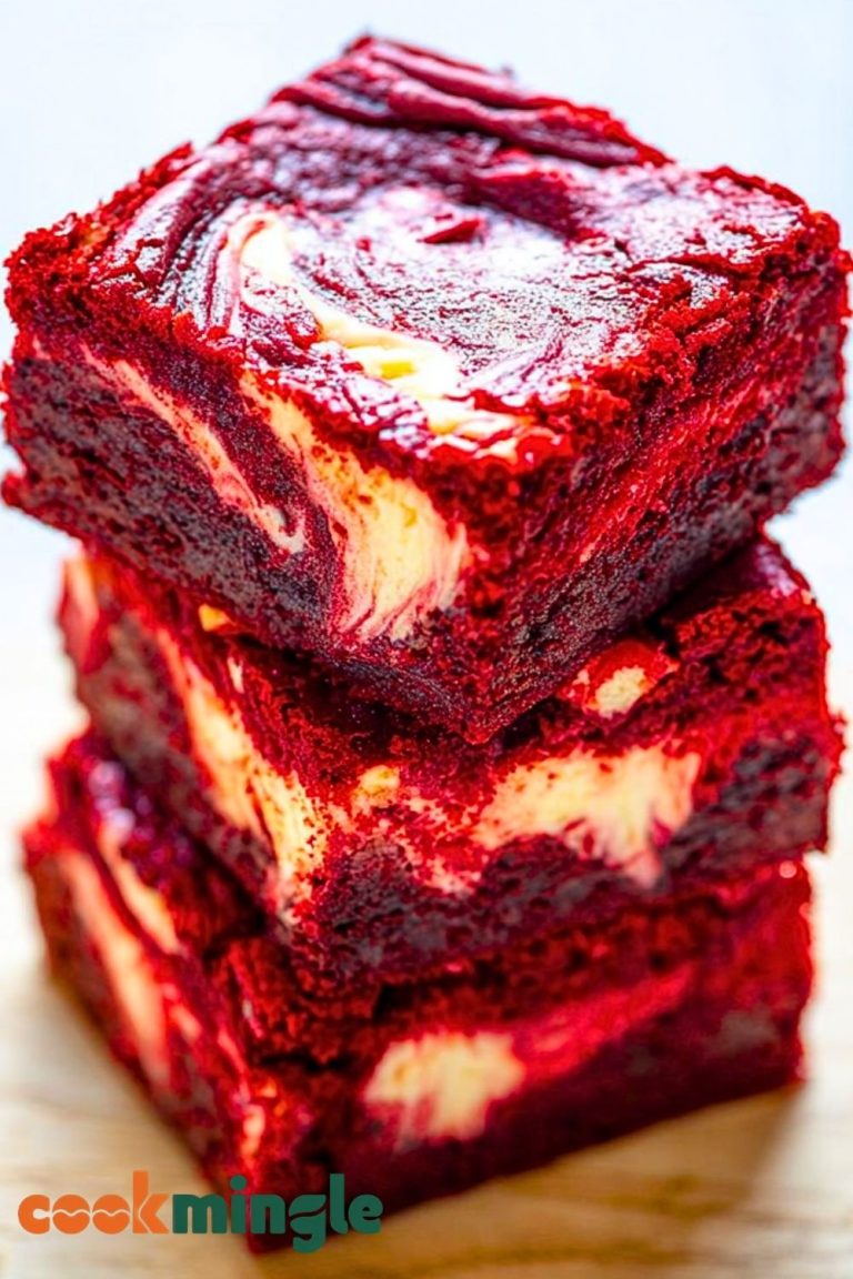Easy Red Velvet Cheesecake Brownies