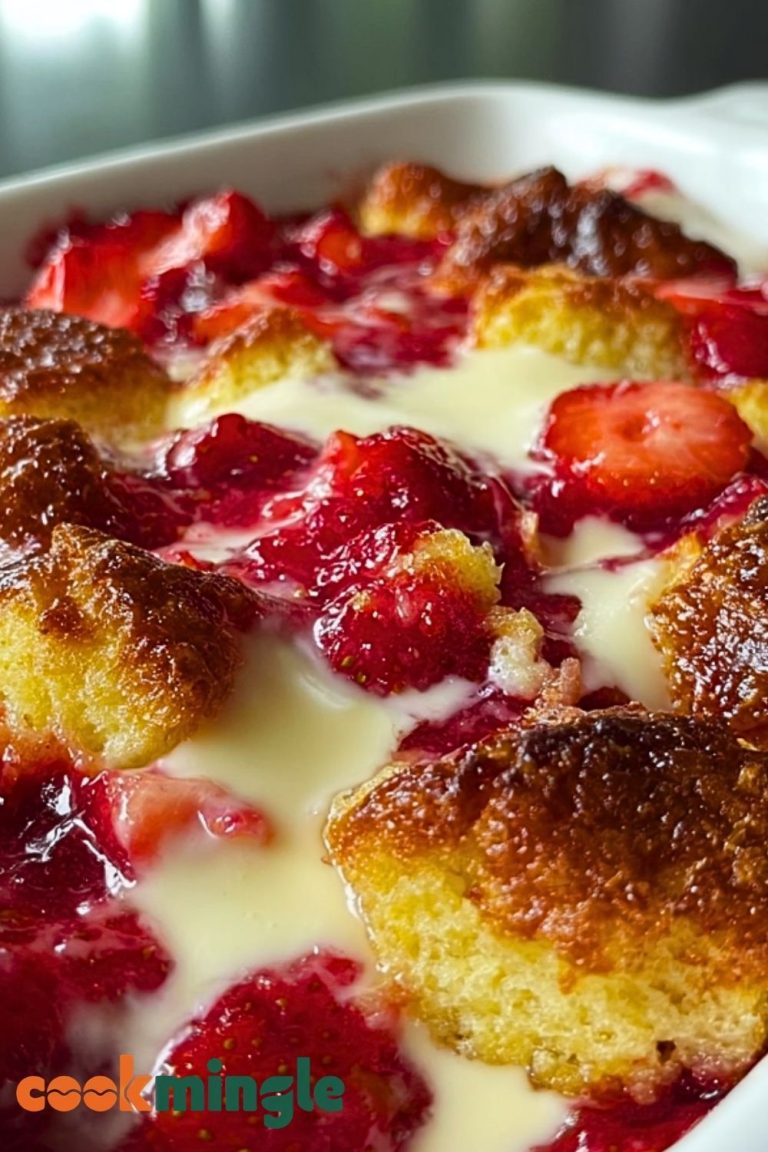 Strawberry Cream Cheese Cobbler