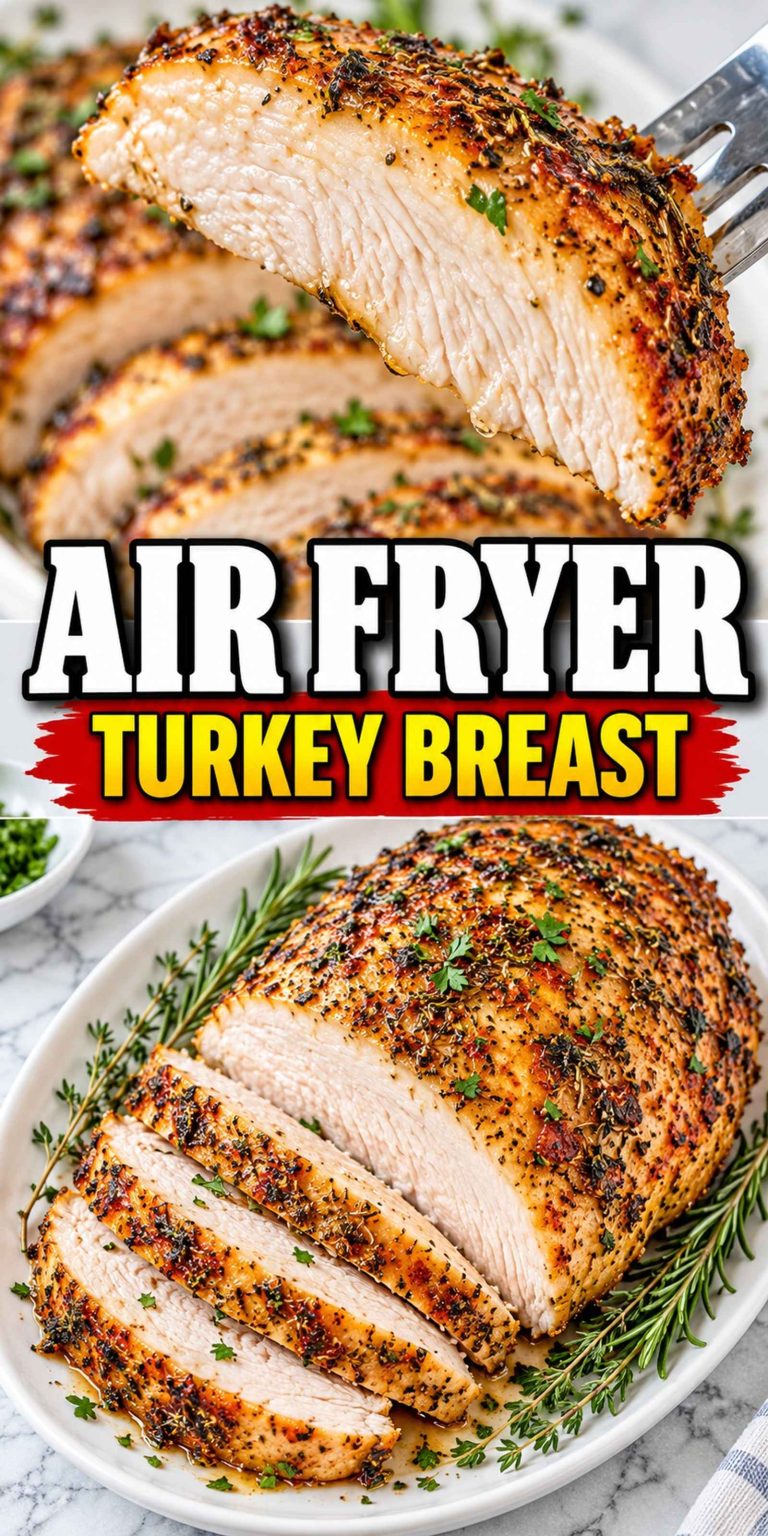 Air Fryer Turkey Breast pin