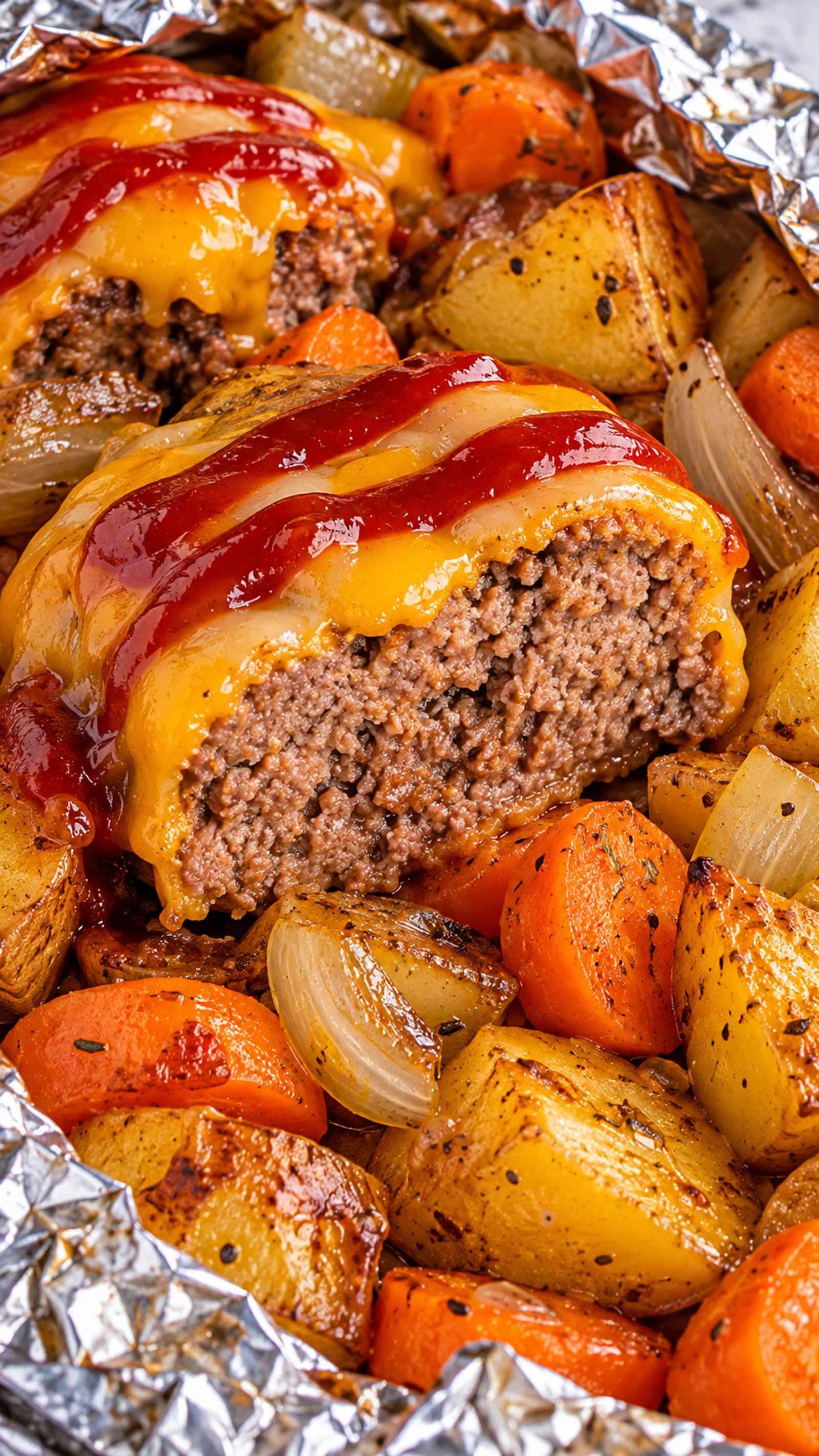 Burger Dinner Foil Packets