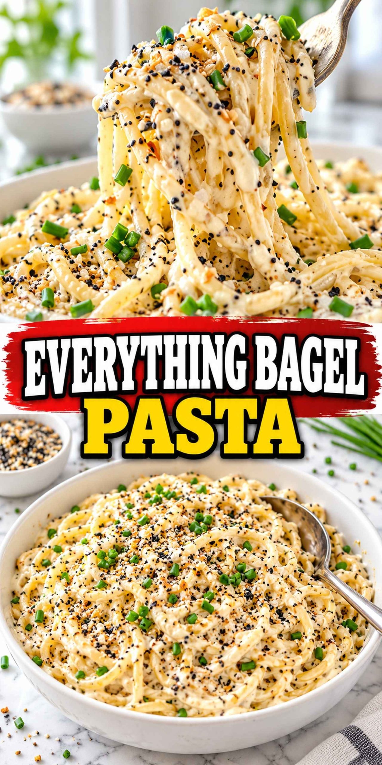 Everything Bagel Pasta