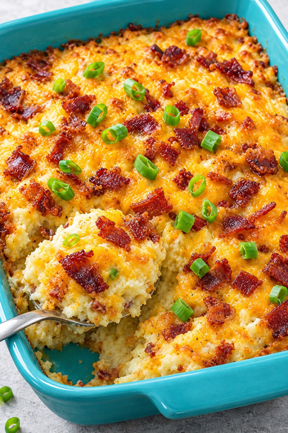 Loaded Twice Baked Potato Casserole
