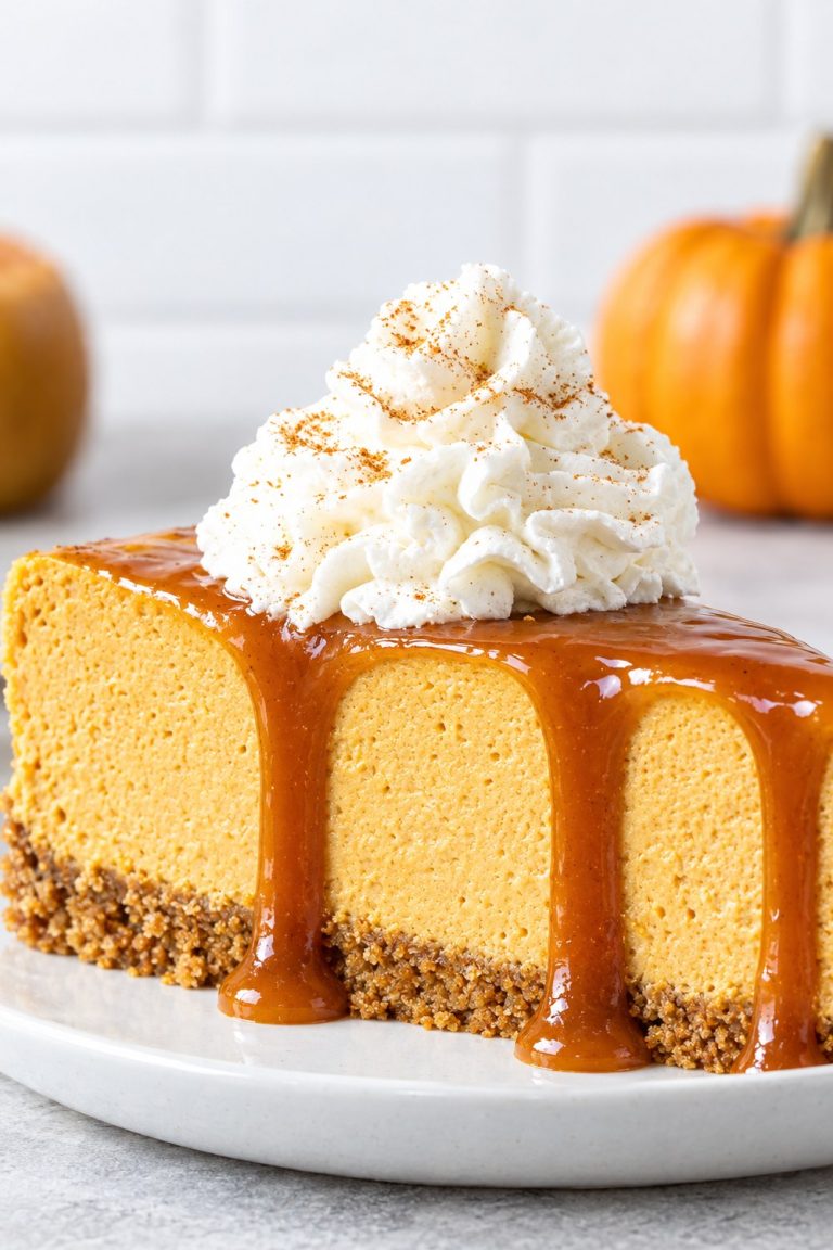 No Bake Pumpkin Cheesecake