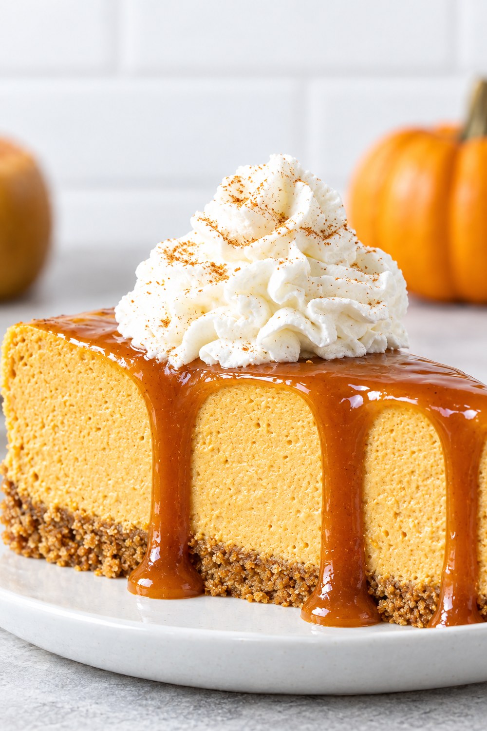 No Bake Pumpkin Cheesecake